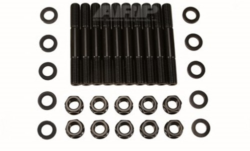 Main Stud Kit - Hex Nuts - 2-Bolt Mains - Chromoly - Black Oxide - Buick Nailhead - Kit