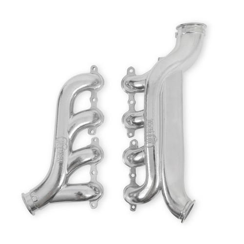 Exhaust Manifold - BlackHeart - LS Turbo - Cast Iron - Silver Ceramic Coated - GM LS-Series - Kit