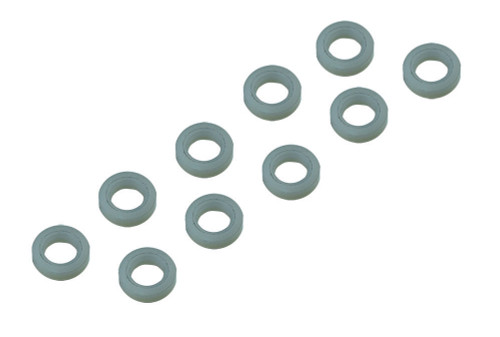 Fuel Bowl Screw Gasket - 0.219 in ID - 0.063 in Thick - Nylon - Holley Carburetors - Set of 10