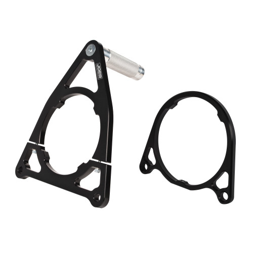 Compressed Nitrogen Tank Bracket - Aluminum - Black Anodized - Each