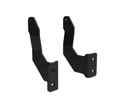 Light Bracket Kit - Bumper Mount - Steel - Black Powder Coat - Ford Fullsize Truck 2017-24 - Kit