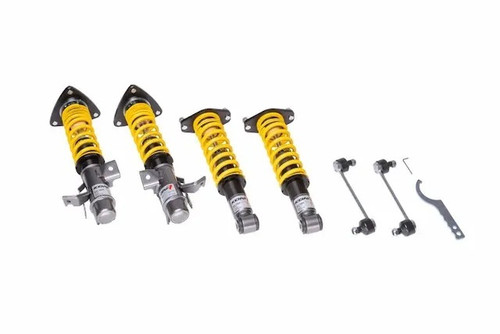 Coil-Over Conversion Kit - GTS - Twintube - Single Adjustable - Steel - Gray Powder Coat - Toyota 86 2012-16 - Kit
