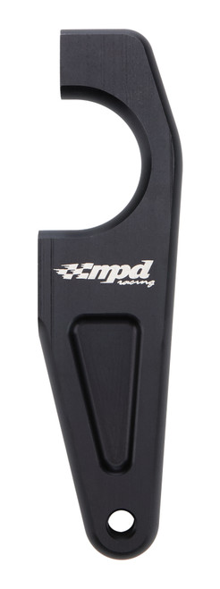 Steering Arm - Driver Side - Non-Adjustable - Aluminum - Black Anodized - Sprint Car - Each