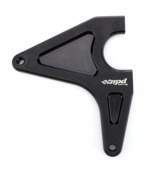 Steering Arm - Passenger Side - Non-Adjustable - 1/2 in Tie Rod Centerline - Aluminum - Black Anodized - Sprint Car - Each Steering Arm - Passenger Side - Non-Adjustable - 1/2 in Tie Rod Centerline - Aluminum - Black Anodized - Sprint Car - Each