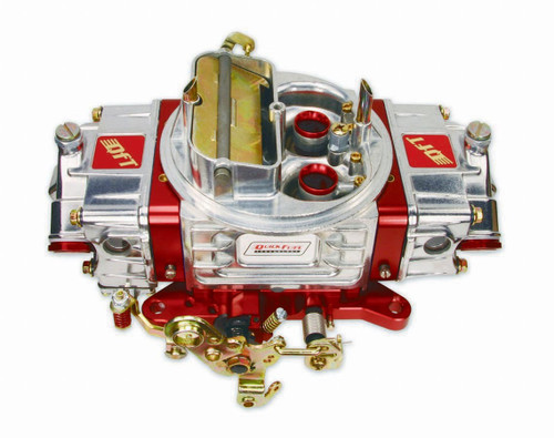 Carburetor - SS-Series - 4-Barrel - 750 CFM - Square Bore - Electric Choke - Mechanical Secondary - Dual Inlet - Aluminum - Red Anodized / Tumble Polished - Each
