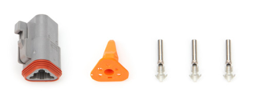 Electrical Connector - Deutsch Connector - Female - 3 Pin - Housing / Pins / Wedge Locks - Each