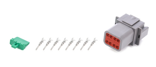 Electrical Connector - Deutsch Connector - Male - 8 Pin - Housing / Pins / Wedge Locks - Each