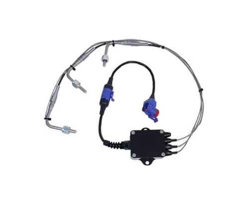EGT Probe Kit - 4 Channel - 90 Degree - Open Tip - 1/4 in Diameter Probe - 18 in Cable Length - Sensors / Junction Box - Big Block 1357 - Kit