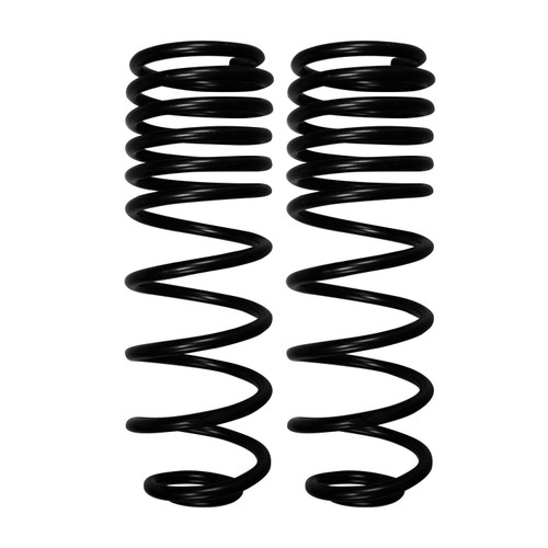 Suspension Spring Kit - 2.5 in Lift - 2 Coils - Rear - Black Powder Coat - Jeep Wrangler JK 2007-18 - Pair