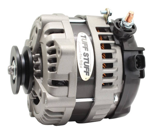 Alternator - Factory Cast PLUS - 225 amps - 12V - 1-Wire - Single V-Belt Pulley - Aluminum Case - Natural - GM - Each