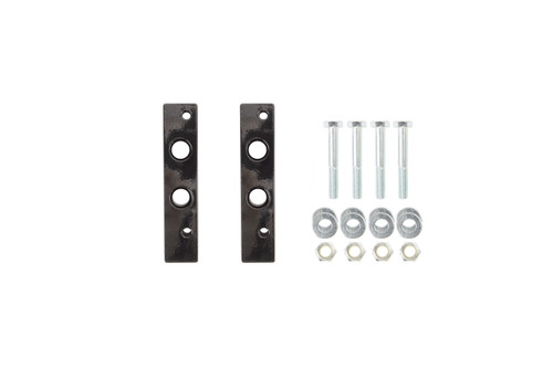 Sway Bar Brackets - Rear - Hardware Included - Steel - Black Powder Coat - GM B-Body 1978-96 - Pair