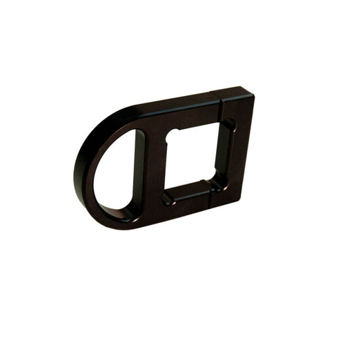 Tie Down Clamp - Gen 2 - Clamp-On - 1-1/2 x 1-1/2 in Square Tube Mount - 1/2 in Thick - Aluminum - Black Anodized - Each