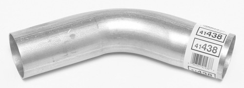 Exhaust Bend - 45 Degree - 2.5 in Diameter - 4 in Radius - 6 x 6 in Legs - 16 Gauge - Steel - Aluminized - Each