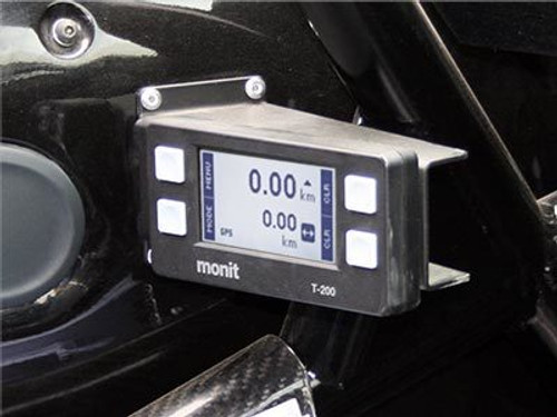 Computer Mounting Bracket - Door Bracket - Bolt-On - Driver / Passenger Side - Steel - Black Powder Coat - Monit Rally Computers - Each Computer Mounting Bracket - Door Bracket - Bolt-On - Driver / Passenger Side - Steel - Black Powder Coat - Monit Rally Computers - Each