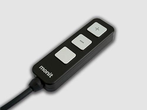 Controller - G-Series Plus - 3-Button - 1800 mm Cable Length - Plastic - Black / Gray - Monit Rally G100 Plus Computer - Each