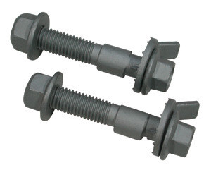Camber Bolt - EZ Cam XR - 10 mm Replacement Bolts - Steel - Gray Chromate - Pair