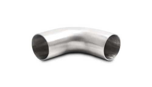 Exhaust Bend - 90 Degree - Mandrel - 2 in Diameter - 2 in Radius - 3.23 in Legs - Stainless - Natural - Each
