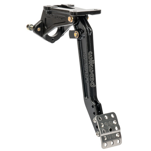 Pedal Assembly - Brake - 6.25-7 to 1 Ratio - 11.72-12.94 in Long - Forward Firewall Mount - Aluminum - Black Paint - Universal - Each