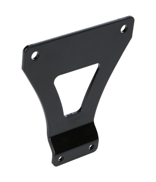 Fuel Pressure Regulator Bracket - Single Regulator - Aluminum - Black Powder Coat - Aeromotive Fuel Regulator - Each Fuel Pressure Regulator Bracket - Single Regulator - Aluminum - Black Powder Coat - Aeromotive Fuel Regulator - Each