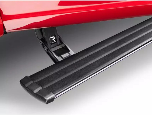 Step Bars - PowerStep Vision - Power-Deploying - Mount Kit Included - Aluminum - Black Anodized - Crew Cab - Ford Fullsize Truck 2021-24 - Kit