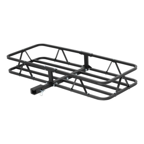Cargo Carrier - 48 x 20 in - Steel - 500 lb Capacity - Steel - Black Powder Coat - 1-1/4 to 2 in Hitch Mount - Each Cargo Carrier - 48 x 20 in - Steel - 500 lb Capacity - Steel - Black Powder Coat - 1-1/4 to 2 in Hitch Mount - Each