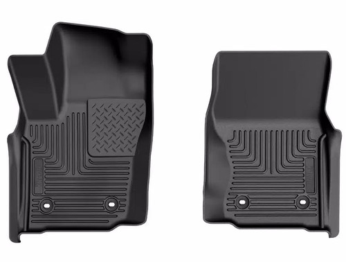 Floor Liner - X-ACT Contour - Front - Plastic - Black / Textured - Double Cab - Toyota Midsize Truck 2024 - Pair