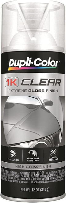 Paint - 1K Clear - Gloss Clear - 12 oz Aerosol - Each