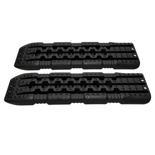 Traction Board - 13 in Wide x 43 in Long - Plastic - Black - Pair