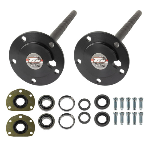 Axle Shaft - Performance Rear Axle Kit - 28.31 in / 25.31 in Long - 29 Spline - Steel - Black Oxide - AMC 20 - Jeep CJ5 / CJ7 1976-82 - Kit