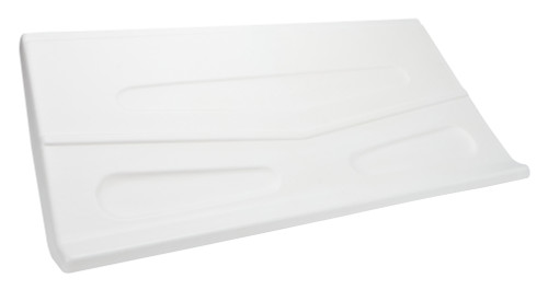 Nose - Center - Plastic - White - Mini Wedge - Each