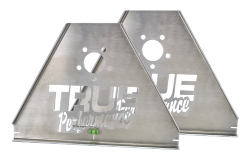 Toe-In Plates - Aluminum - Natural - 5x5 - Pair