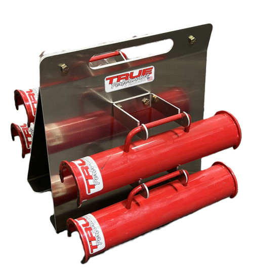 Air Jack Stand Easel - 4 Stand Capacity - Carrying Handle - Aluminum - Natural - Each Air Jack Stand Easel - 4 Stand Capacity - Carrying Handle - Aluminum - Natural - Each