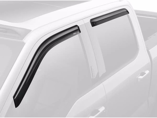 Side Window Visor - Ventvisor - Stick-On - Front / Rear - Plastic - Dark Smoke - Toyota Midsize truck 2024 - Kit