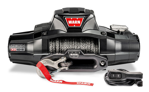Winch - Zeon XD - 10000 lb Capacity - Hawse Fairlead - 12 ft Remote - 3/8 in x 80 ft Synthetic Rope - 12V - Kit