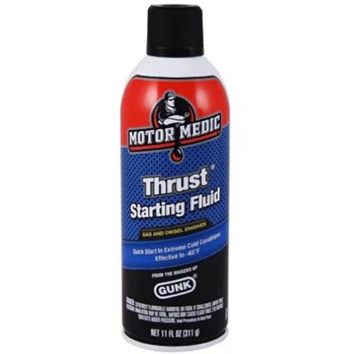 Starting Fluid - Motor Medic - Thrust - 11 oz Aerosol - Diesel / Gas - Each Starting Fluid - Motor Medic - Thrust - 11 oz Aerosol - Diesel / Gas - Each