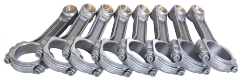 Connecting Rod - SIR - I Beam - 6.000 in Long - Bushed - 3/8 in Cap Screws - 8740 Bolt - Forged - Steel - Small Block Chevy / Ford - Set of 8 Connecting Rod - SIR - I Beam - 6.000 in Long - Bushed - 3/8 in Cap Screws - 8740 Bolt - Forged - Steel - Small Block Chevy / Ford - Set of 8