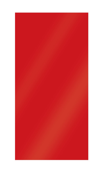 Sheet Plastic - 4 x 8 ft - 0.14 in Thick - Plastic - Red - Each