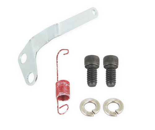 Kickdown Bracket - Carburetor Mount - Hardware / Spring Included - Steel - Chrome - Street Warrior Carburetor - Ford - Kit