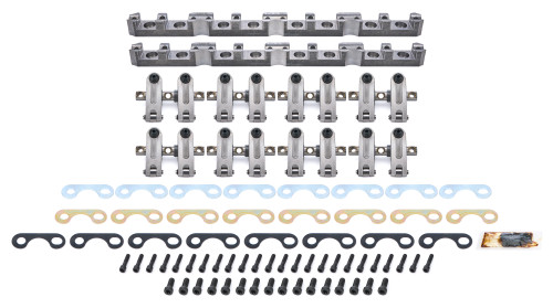 Rocker Arm - Pro Series - Shaft Mount - 1.65 / 1.65 Ratio - Full Roller - Aluminum - Natural - AFR Heads - Small Block Ford - Set of 16