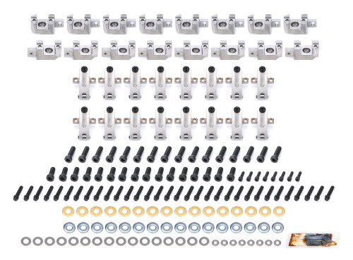Rocker Arm - Pro Series - Shaft Mount - 1.75 / 1.75 Ratio - Full Roller - Aluminum - Natural - AFR A460 Heads - Big Block Ford - Set of 16