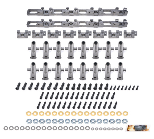 Rocker Arm - Pro Series - Shaft Mount - 1.7 / 1.7 Ratio - Full Roller - Aluminum - Natural - AFR Magnum V2 Heads - Big Block Chevy - Set of 16