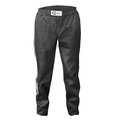 Driving Pants - Challenger - SFI 3.2A/1 - Single Layer - Fire Retardant Cotton - Black - 2X-Small - Each