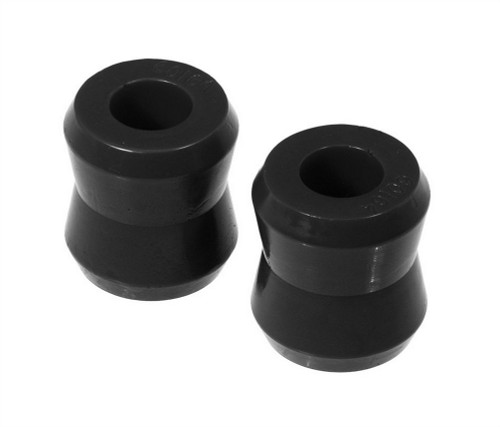 Shock End Bushing - Hourglass - 0.688 in ID - 1.58 in Long - Polyurethane - Black - Universal - Pair