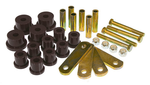 Spring Shackle Bushing - Shackles / Polyurethane Bushings / Hardware - Cadmium - Ford Mustang 1964-73 - Kit