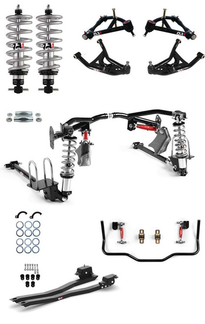 Suspension Handling Kit - Level 2 - Bearings / Coil-Over System / Control Arms / Shocks / Sway Bar / Tie Rod Sleeves / Trailing Arms - GM F-Body 1970-74 - Kit