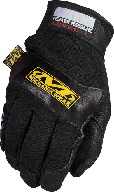 Shop Gloves - Level 1 - Reinforced Fingertips and Palm - Hook and Loop - Carbon-X - Black - Medium - Pair