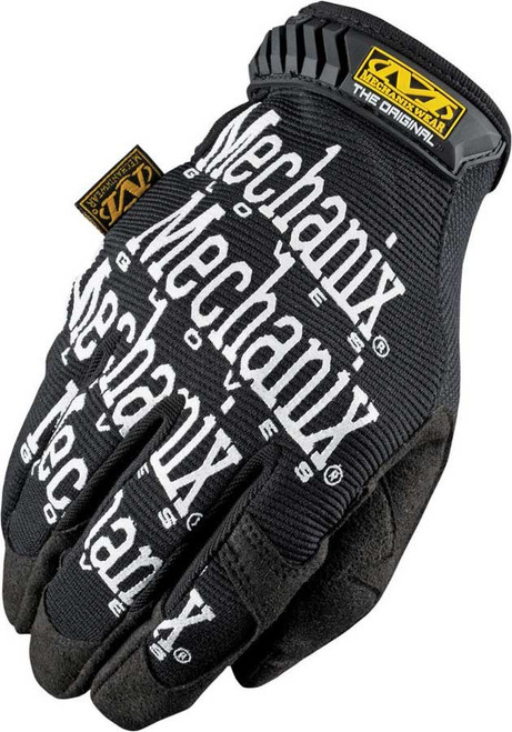 Shop Gloves - The Original - Hook and Loop Closure - Spandex / Synthetic Leather - Black - X-Large - Pair