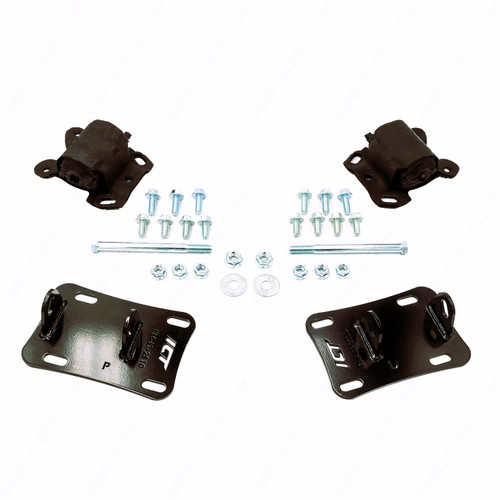 Motor Mount - Bolt-On - Steel - Black Powder Coat - GM LT-Series - GM Compact Truck 1982-2005 - Kit