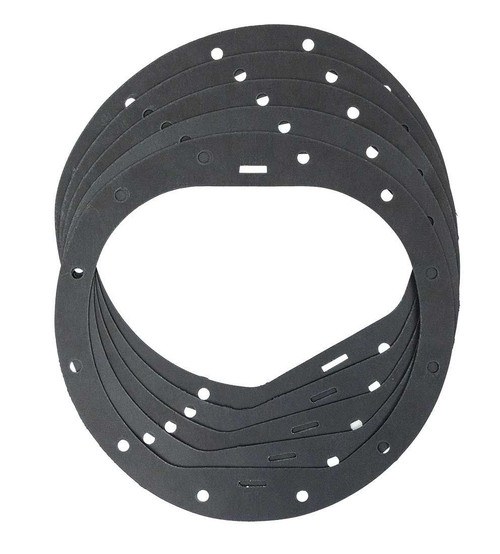 Differential Cover Gasket - 0.031 in Thick - Compressed Fiber - Passenger Car - GM 12-Bolt - Set of 5