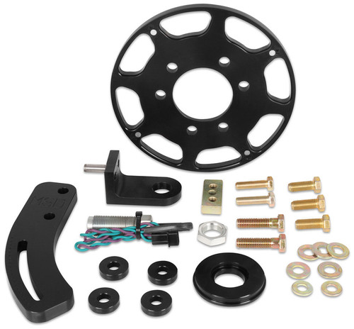 Crank Trigger Kit - Flying Magnet - Magnetic Sensor - Trigger Wheel / Pickup / Bracket / Hardware - 7 in Balancer - Small Block Chevy - Kit Crank Trigger Kit - Flying Magnet - Magnetic Sensor - Trigger Wheel / Pickup / Bracket / Hardware - 7 in Balancer - Small Block Chevy - Kit